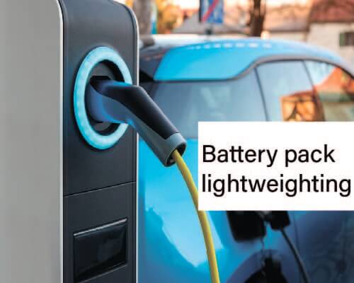 Lightweighting of battery packs