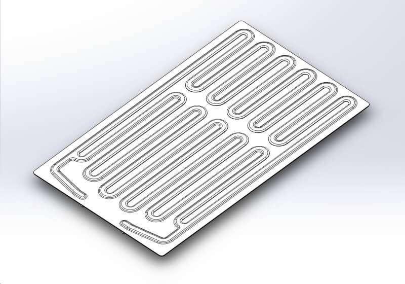 hydroformed liquid cooling plate- XD THERMAL