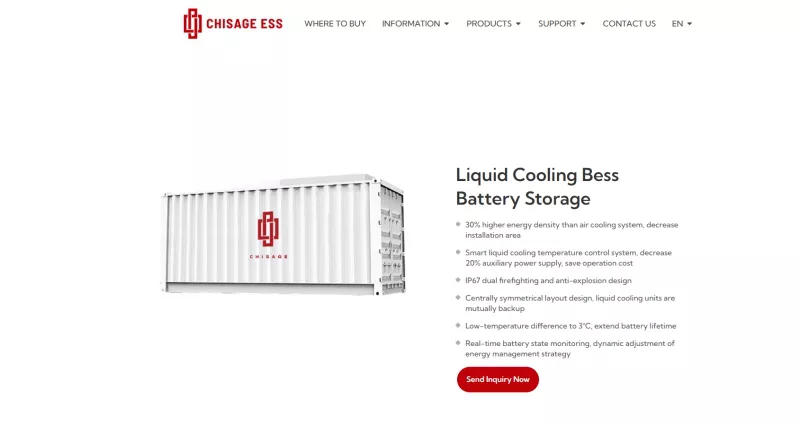 CHISAGE ESS-Top 10 Battery Liquid Cooling System Companies in Europe