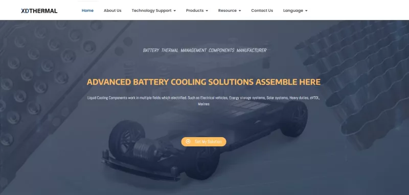 XD THERMAL- Top 10 Battery Liquid Cooling System Companies in Europe