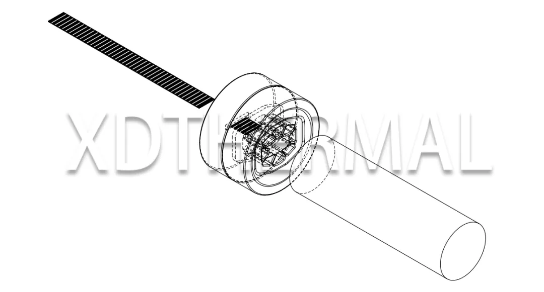 liquid cooling pipe extrusion mold - XDTHERMAL